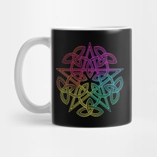 Pentagram. Celtic knot Mug